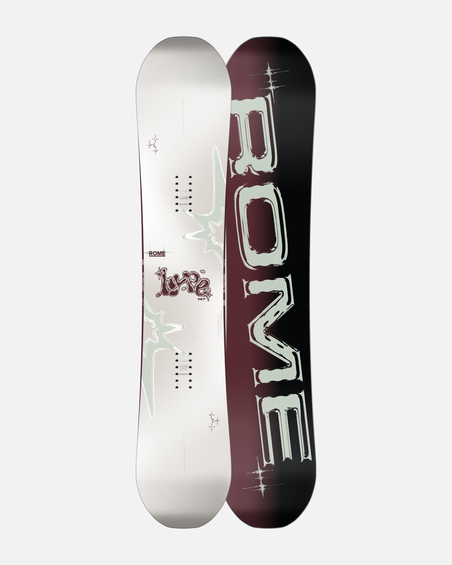 rome buckshot blem snowboard Hype Women's 2025/2026 – Rome Snowboards Jigs and Spoons 1000000 Lumens Super Bright The Trace HW is Length:ATS76MHF3 / 7’6