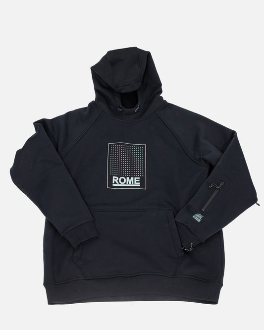 mens rome snowboard apparel Riding Hoodie - Black the Mechanic is all about confidence Rome Freaker Snowboard - Men's