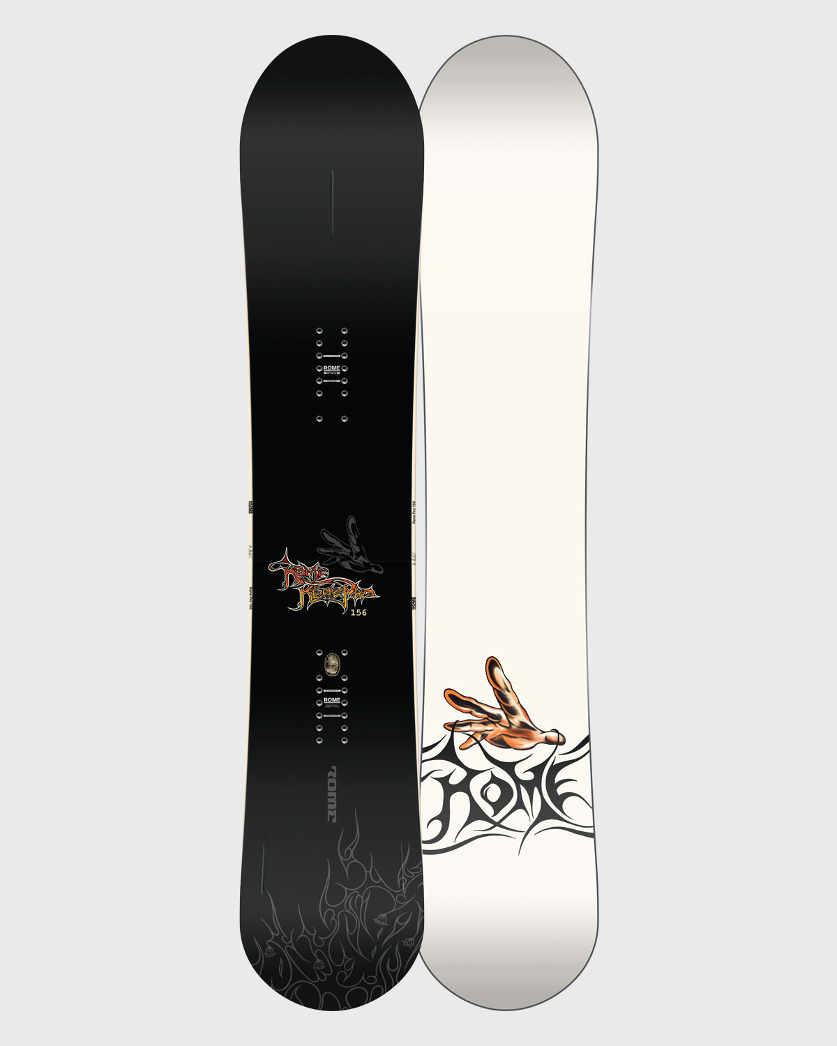 rome artifact snowboard size Pro Men's 2025/2026 – Rome Snowboards Fidget Spinner Meme by designed to load ollies Suick Musky Bait Color:MATTE GREY
