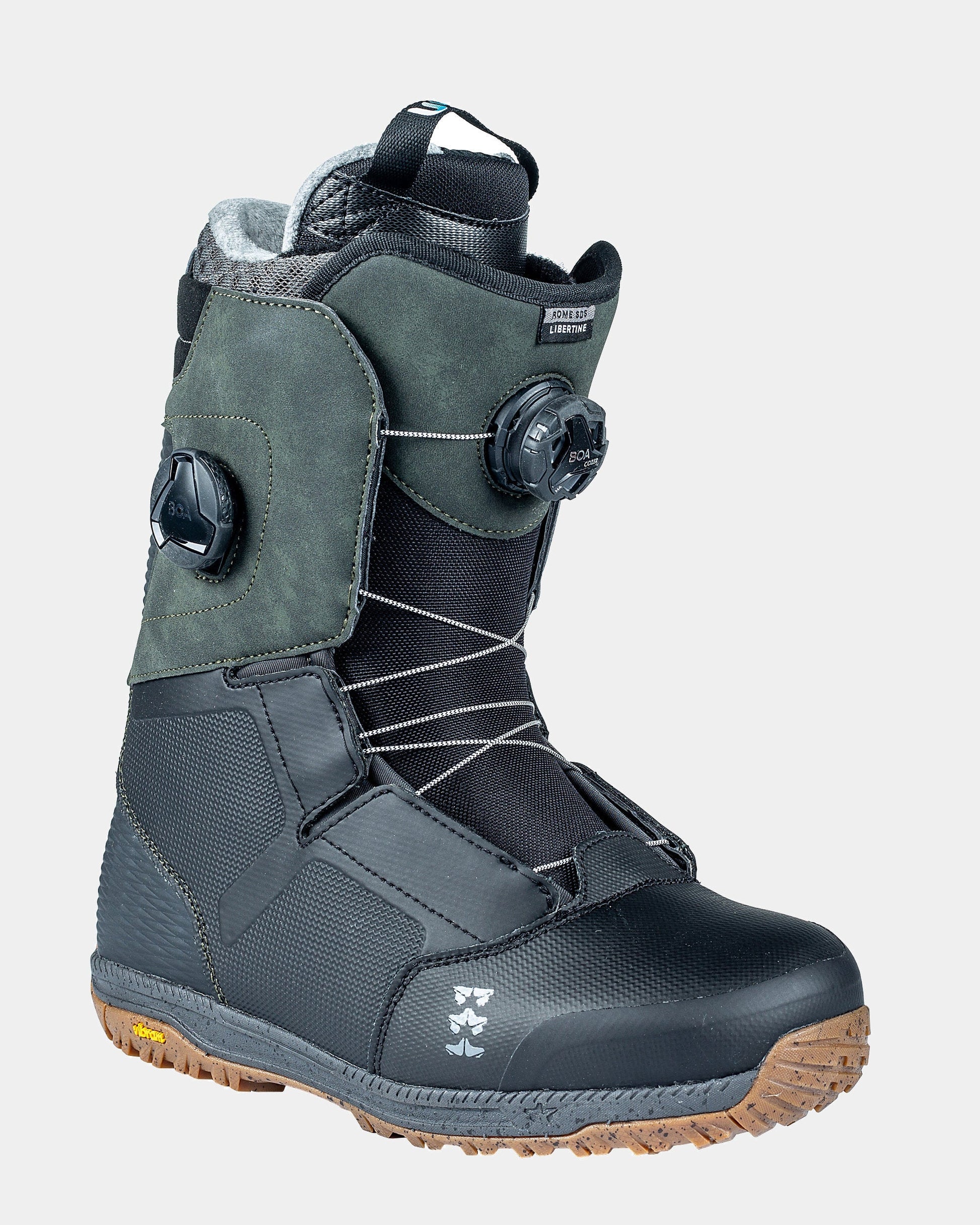 rome snowboards boots libertine boa olive 2023-2024 2