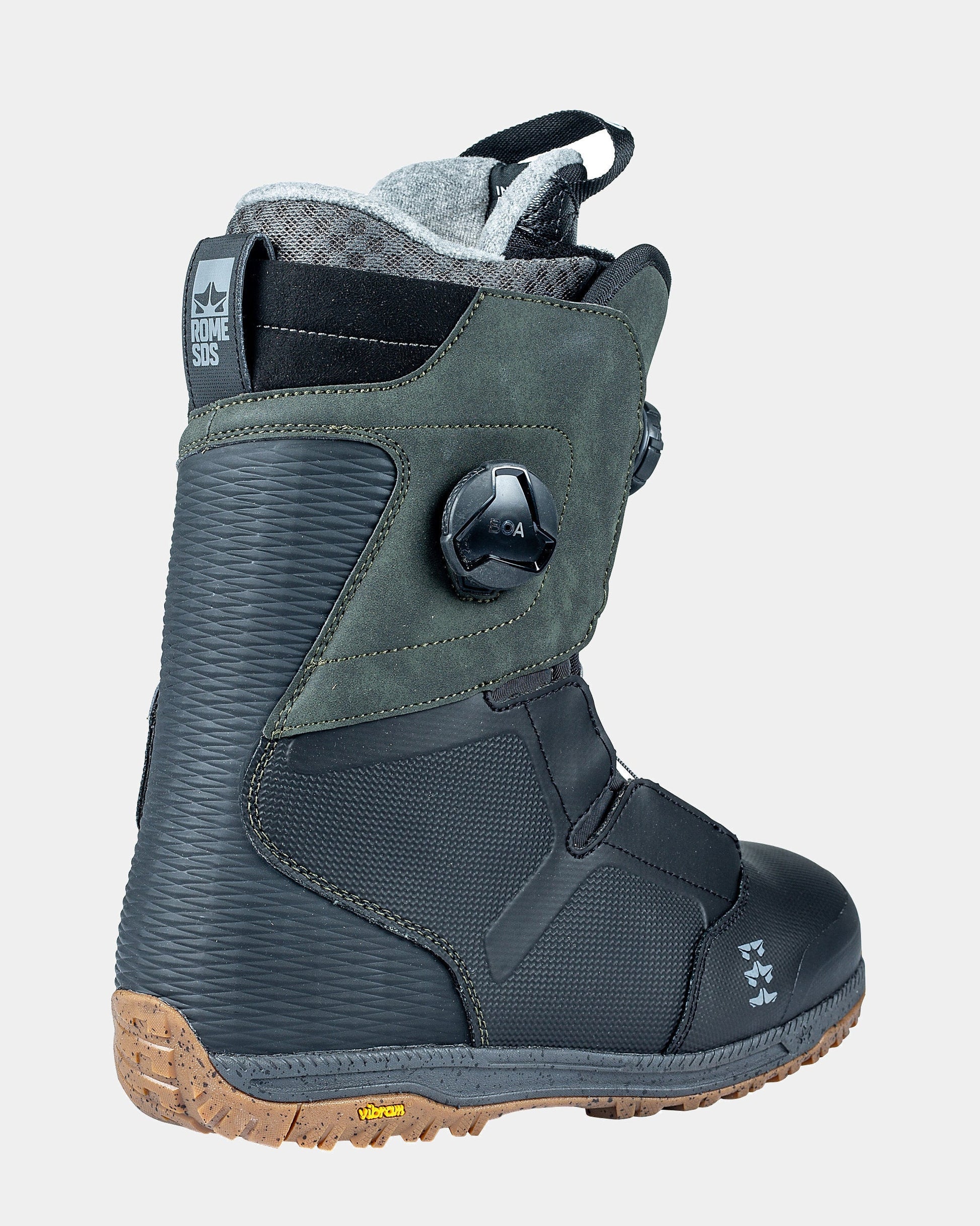 rome snowboards boots libertine boa olive 2023-2024 3