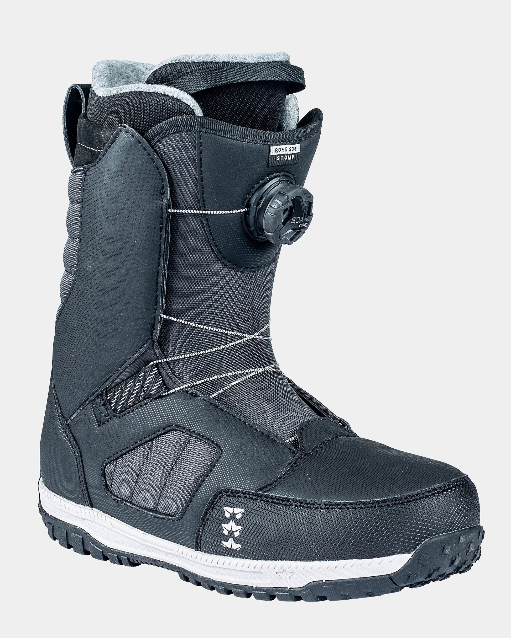 rome snowboards boots stomp boa black 2023-2024 2
