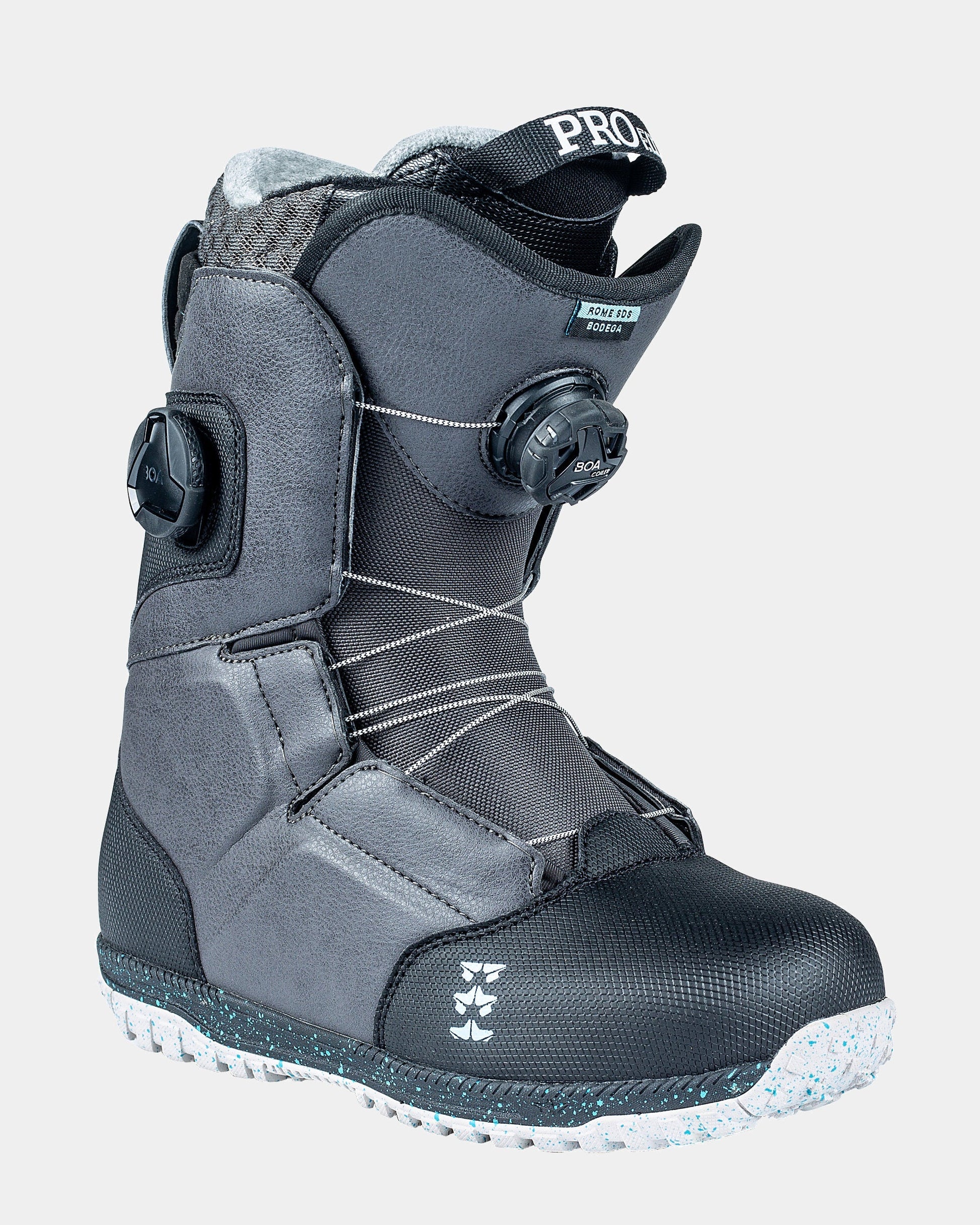 rome snowboards boots womens bodega boa black 2023-2024 2