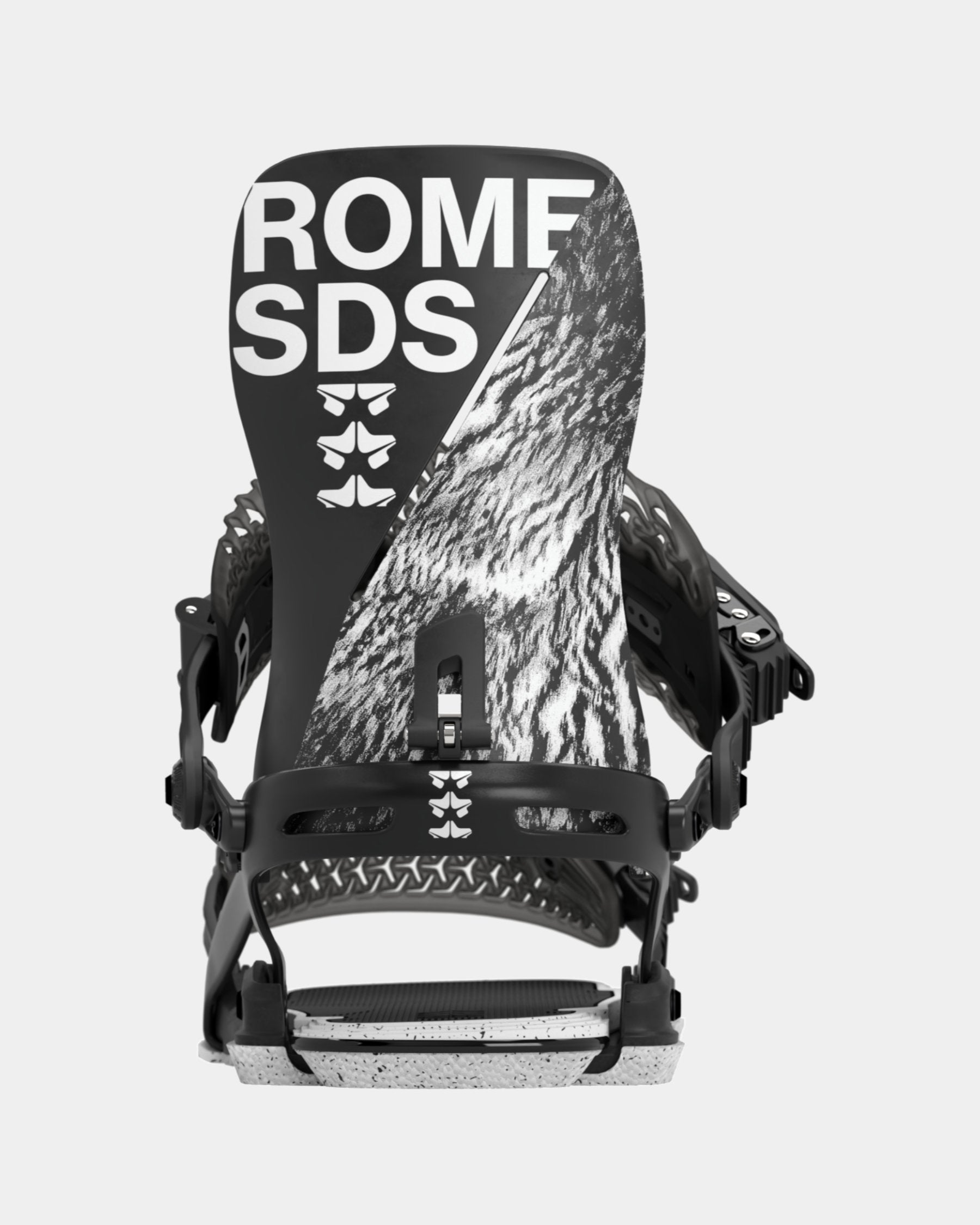 rome snowboards bindings katana black white 2023-2024 2